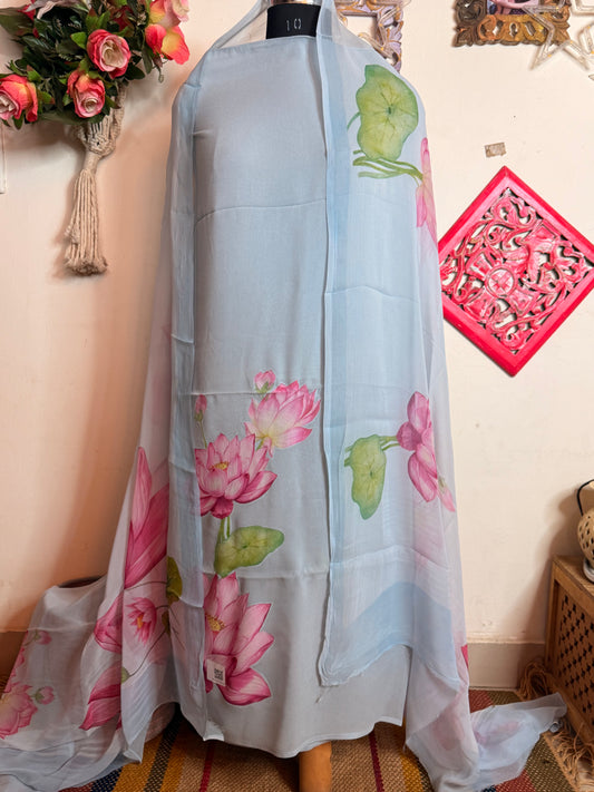 Georgette Patch Work Full Suit