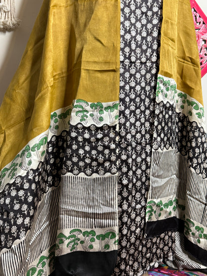 Vanaspati Natural Vegetable Dyed Modal Silk Suit – Exclusive Ajrakh Print