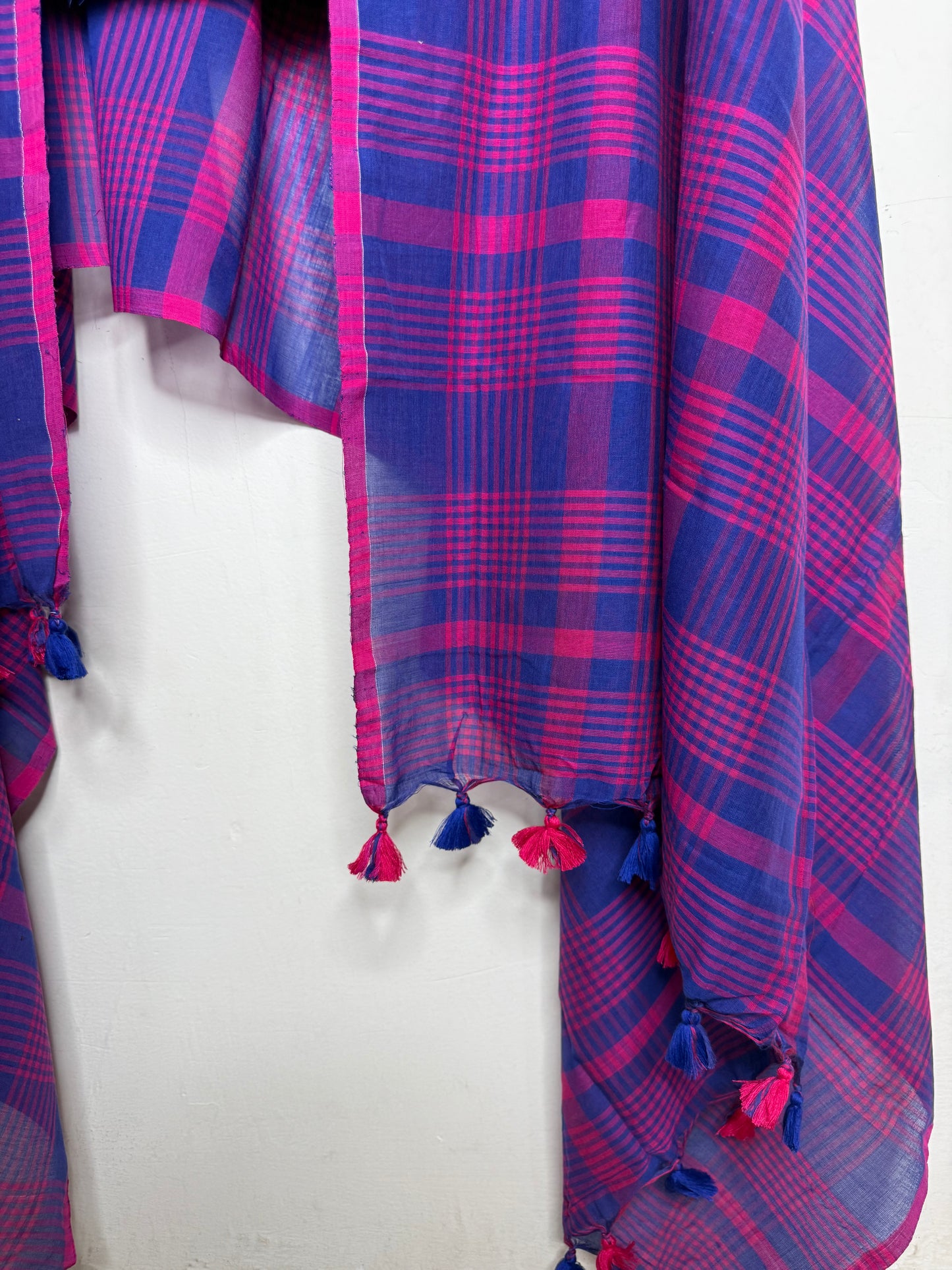 Jamdani Cotton Checks Suit Set