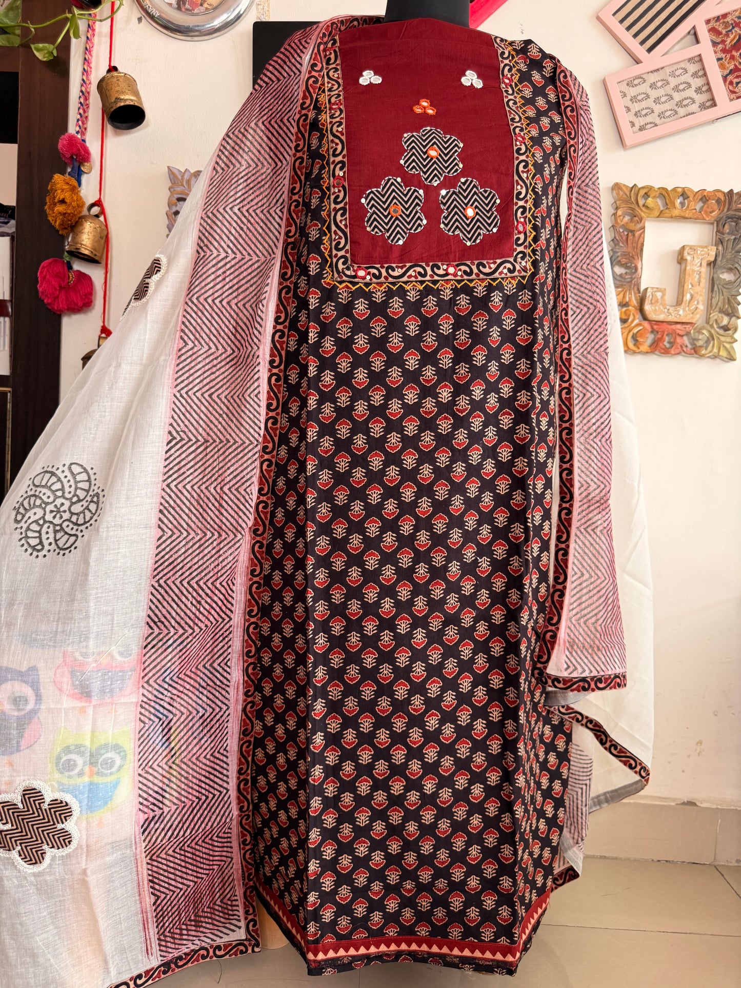 Cotton Ajrakh Suit