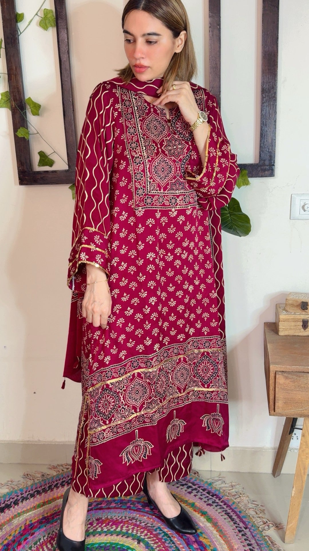 Modal Silk Stitch Suit ✨