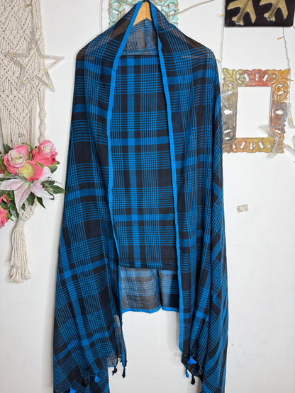 Jamdani Cotton Checks Suit Set