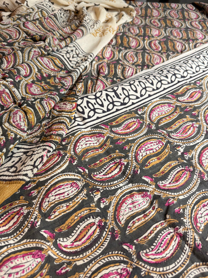 Handblock Kalamkari Cotton Suit Set