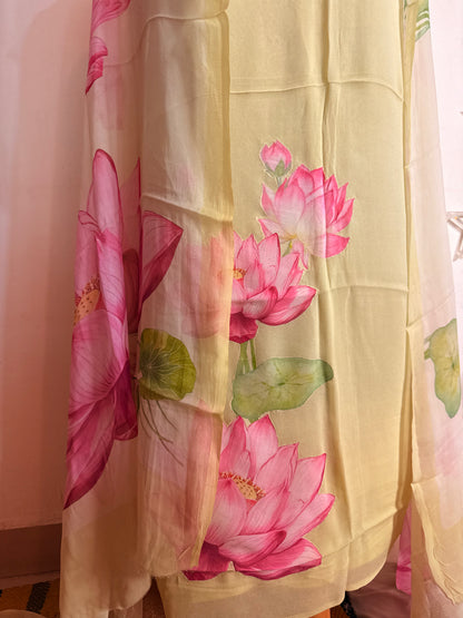 Georgette Patch Work Full Suit