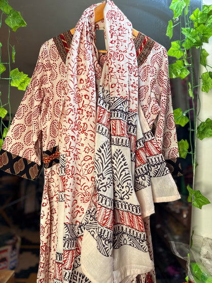 Cotton Bagh Designer Stitch shirt Dhuppta