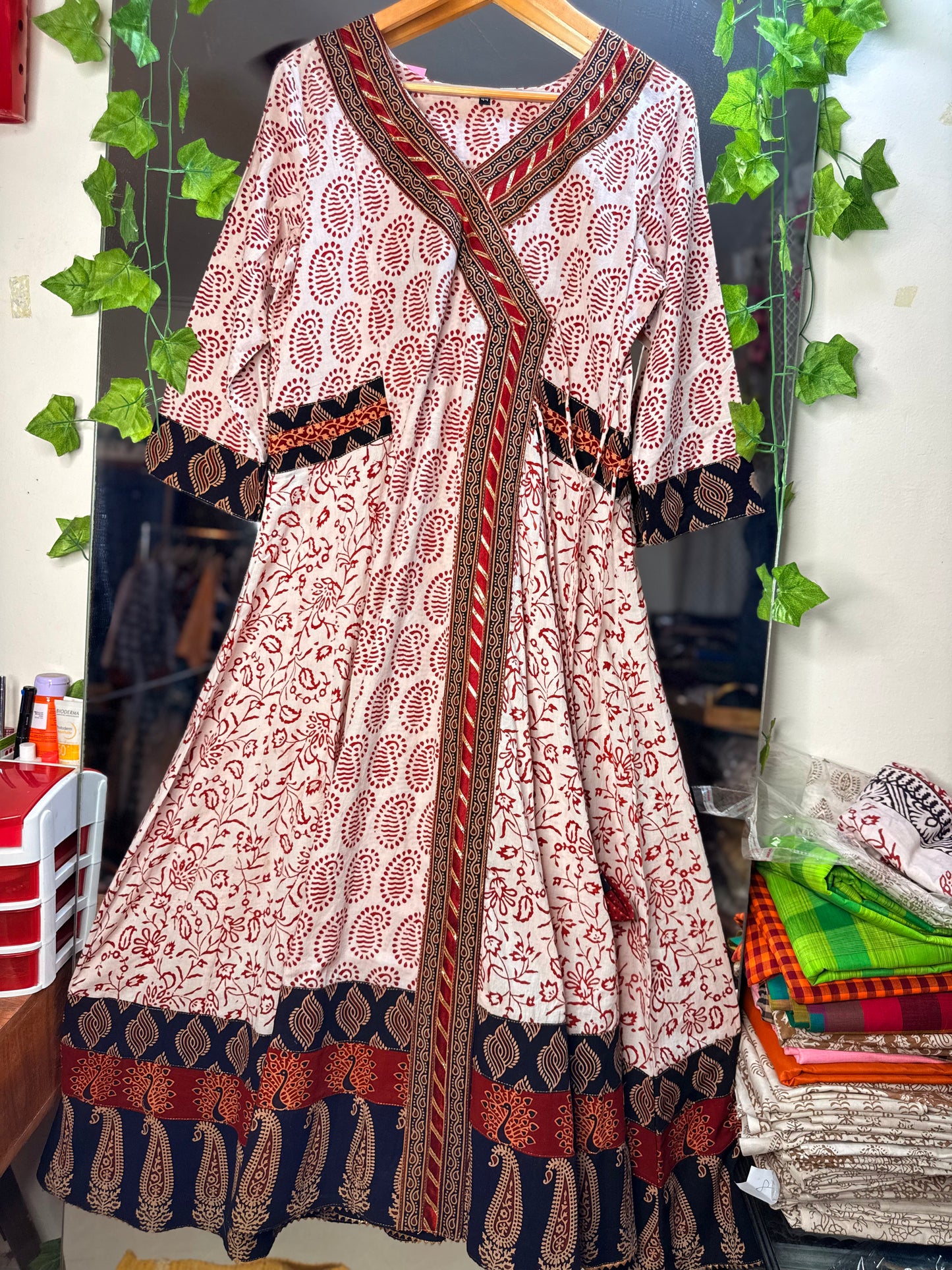 Cotton Bagh Designer Stitch shirt Dhuppta