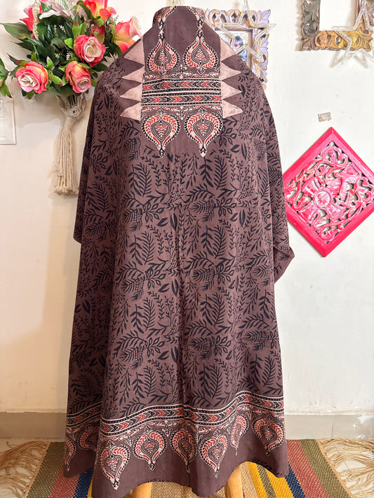 Taj Cotton Ajrakh Kurta Fabric