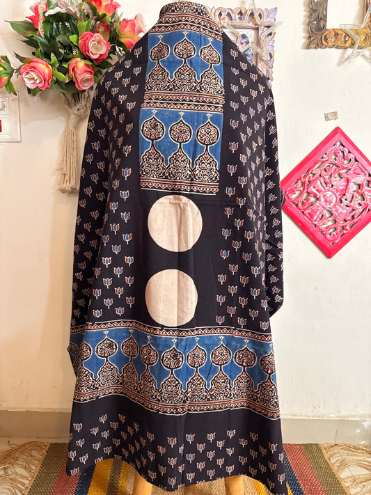 Taj Cotton Ajrakh Kurta Fabric