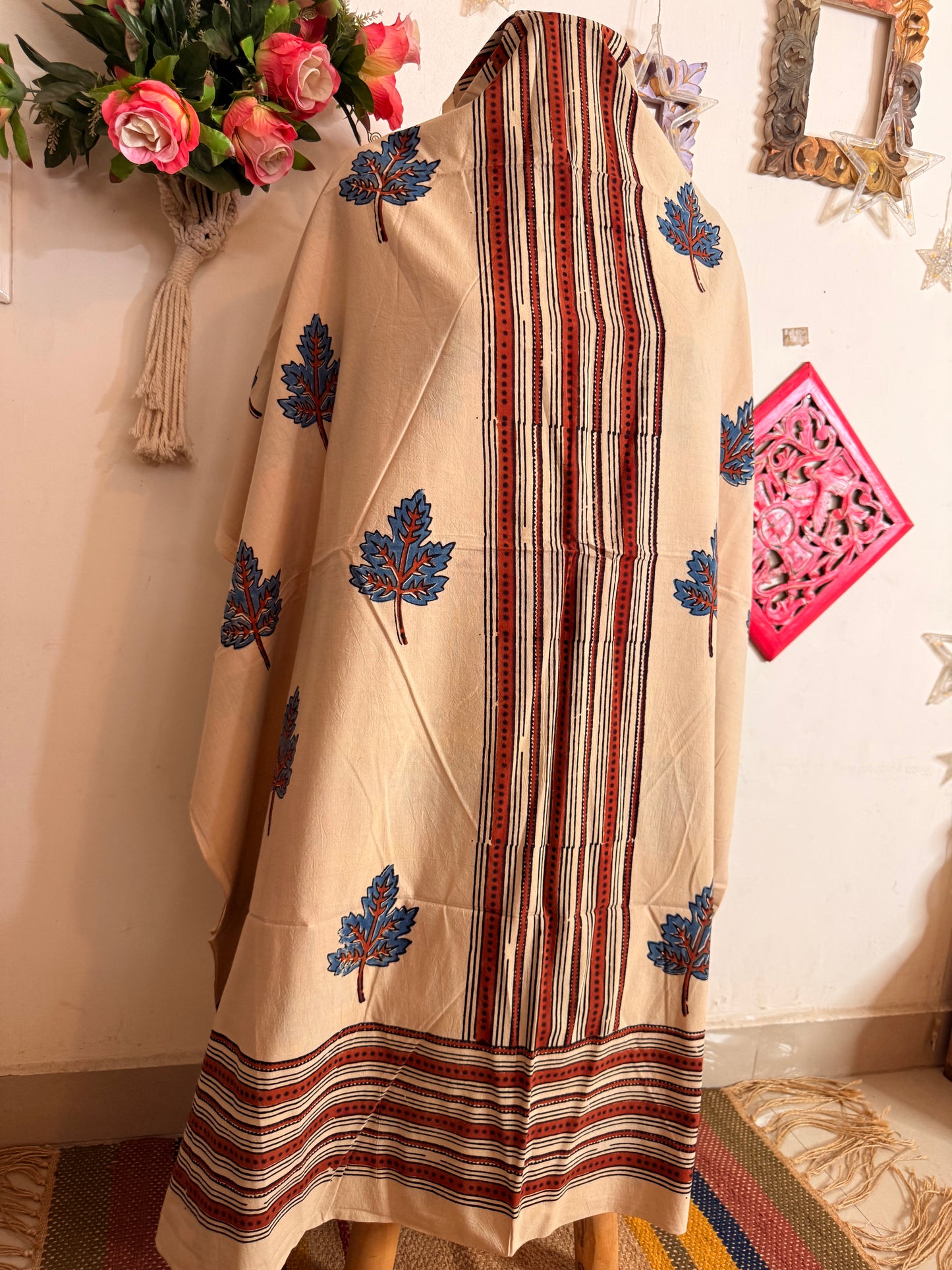 Taj Cotton Ajrakh Kurta Fabric
