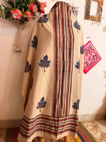 Taj Cotton Ajrakh Kurta Fabric