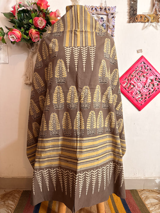 Taj Cotton Ajrakh Kurta Fabric