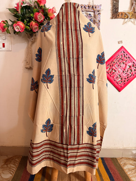 Taj Cotton Ajrakh Kurta Fabric