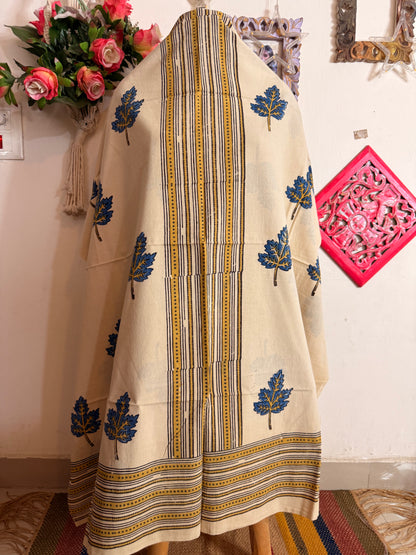 Taj Cotton Ajrakh Kurta Fabric