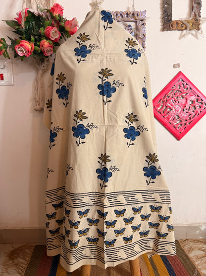 Taj Cotton Ajrakh Kurta Fabric