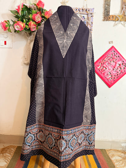 Taj Cotton Ajrakh Kurta Fabric