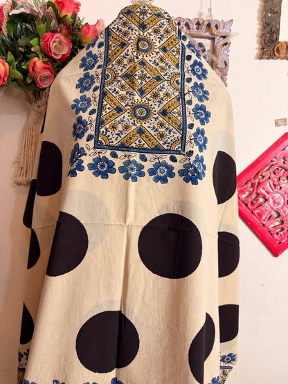 Taj Cotton Ajrakh Kurta Fabric