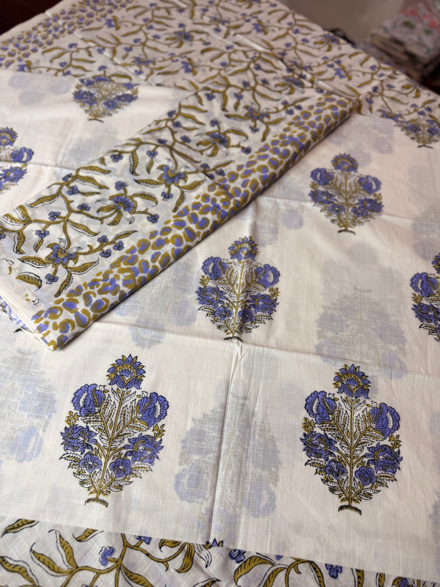 Handblock Cotton Suit Set