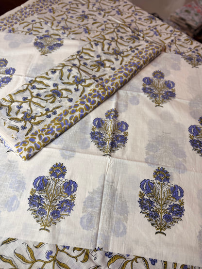 Handblock Cotton Suit Set