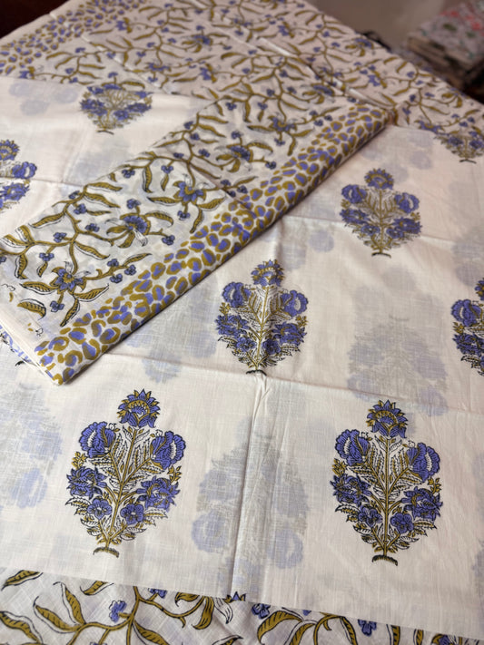 Handblock Cotton Suit Set