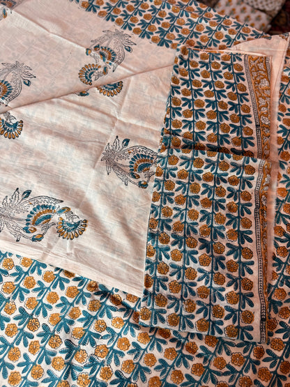 Handblock Cotton Suit Set