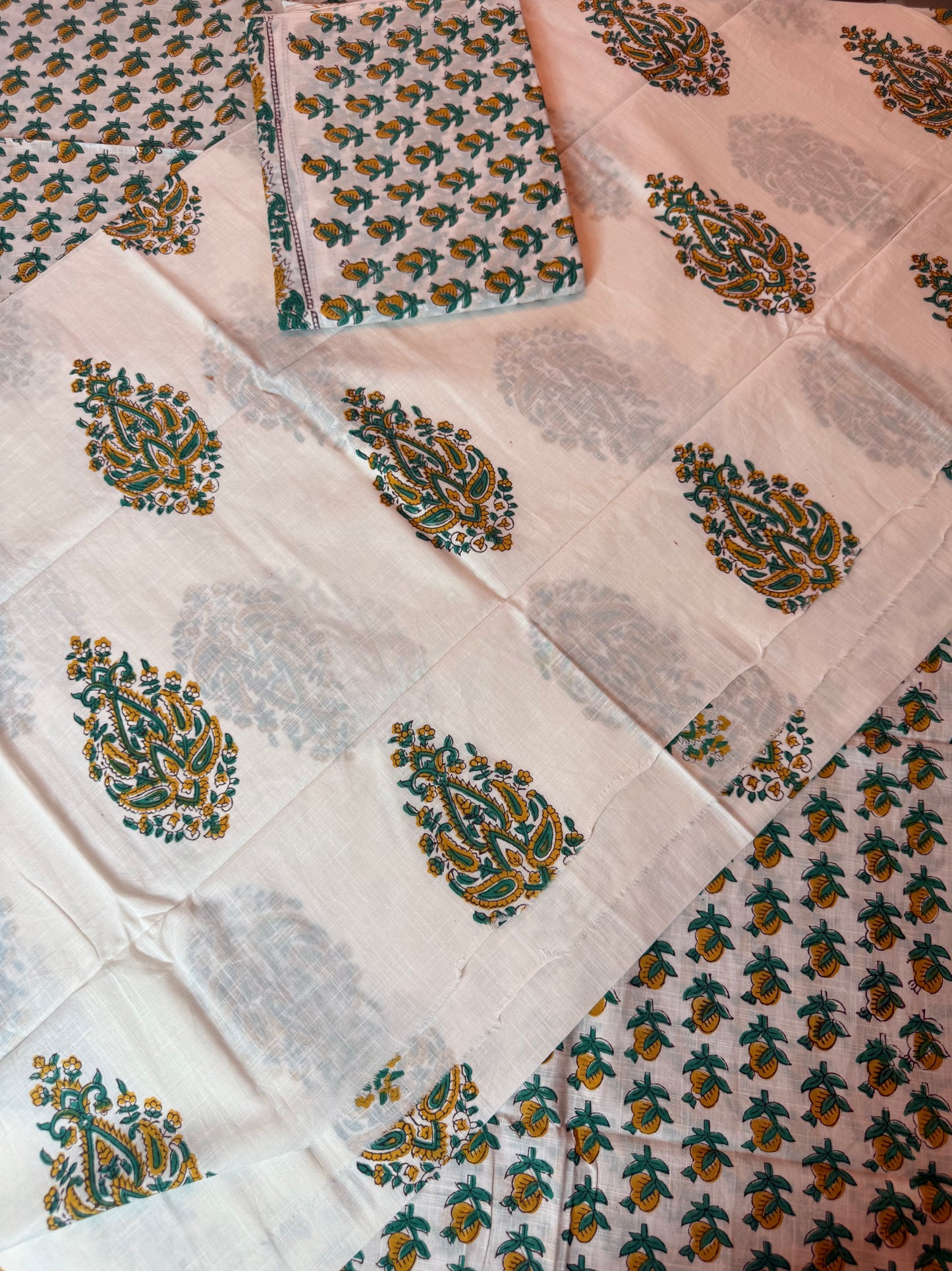 Handblock Cotton Suit Set