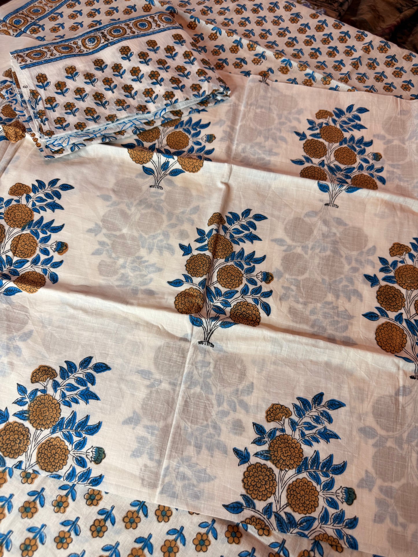 Handblock Cotton Suit Set