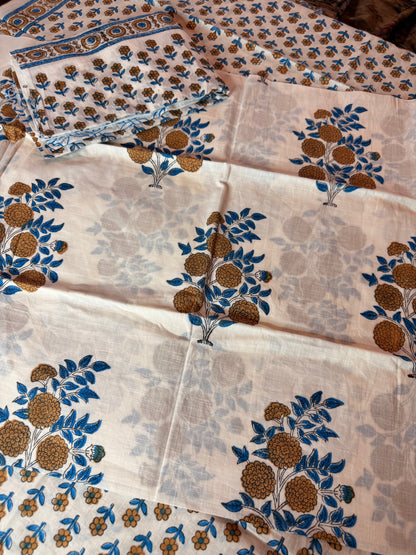 Handblock Cotton Suit Set
