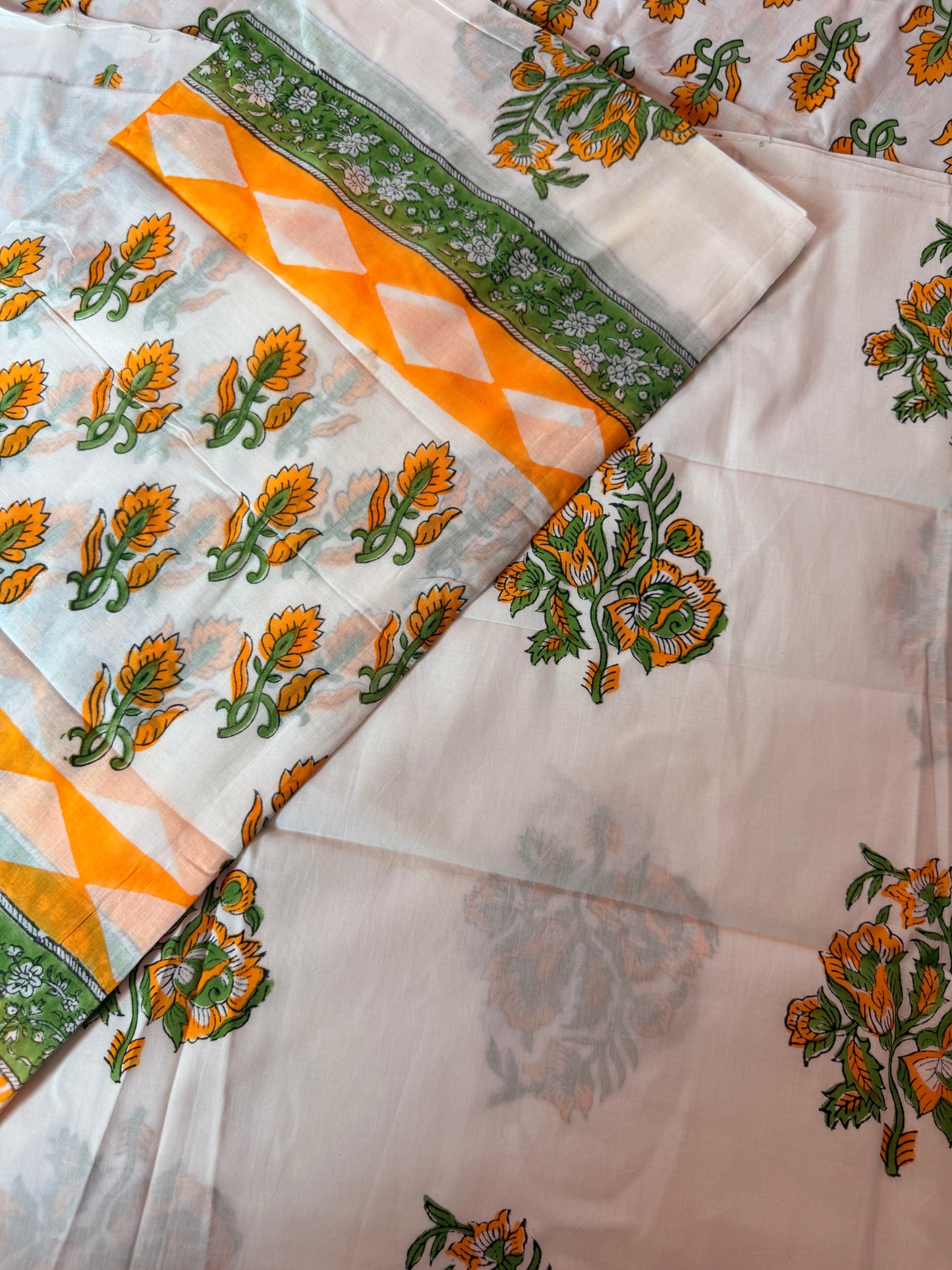 Handblock Cotton Suit Set