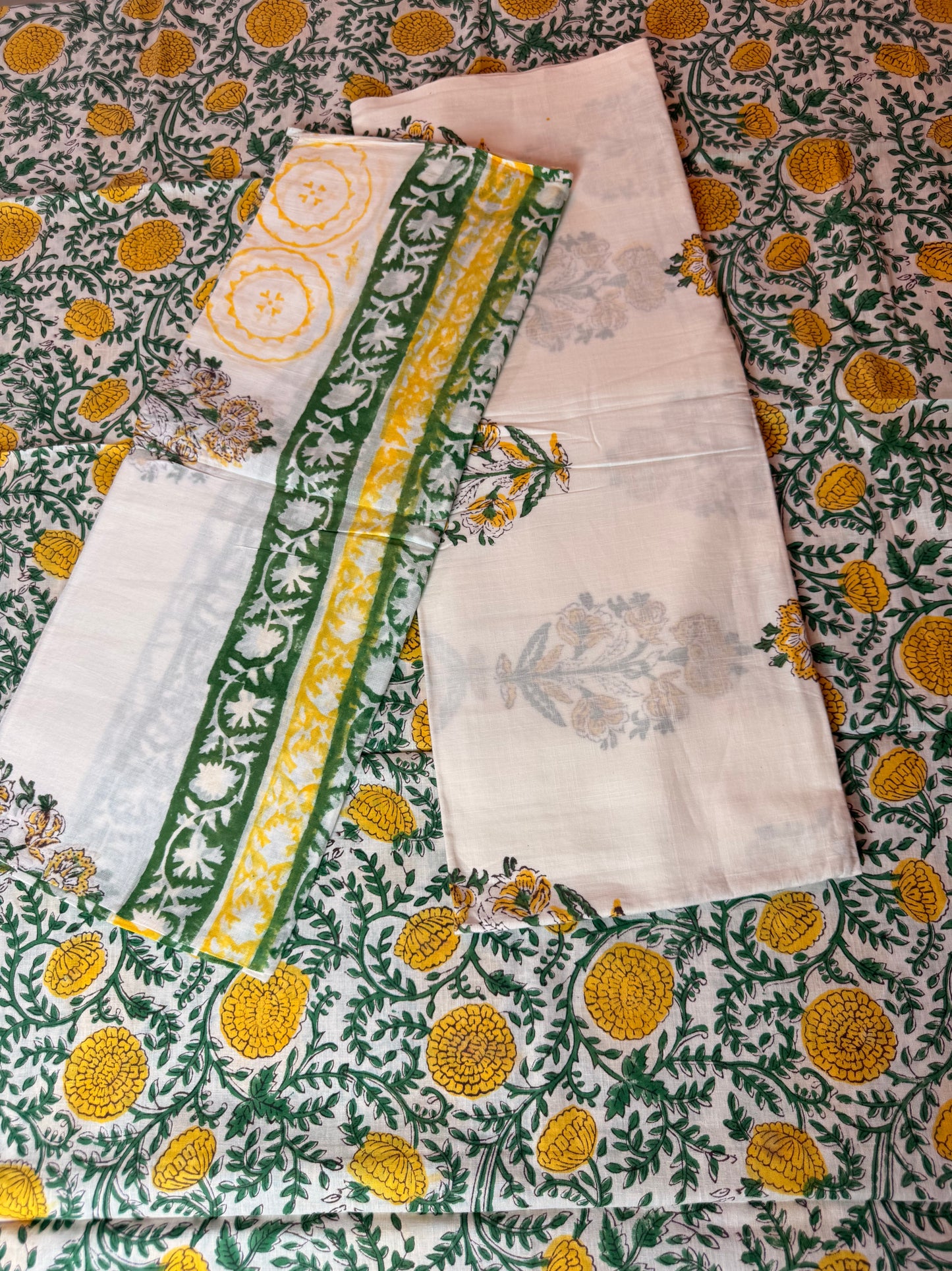 Handblock Cotton Suit Set