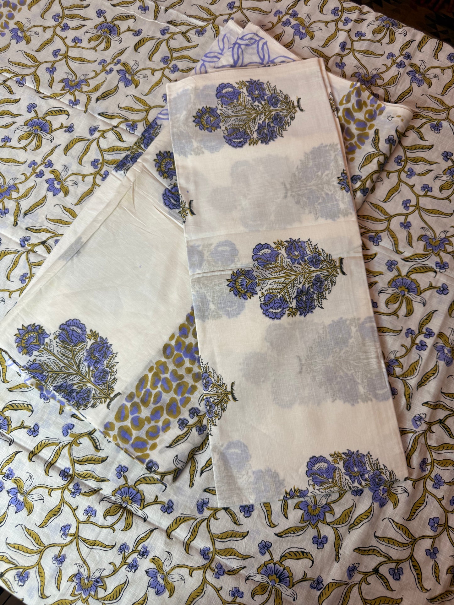 Handblock Cotton Suit Set