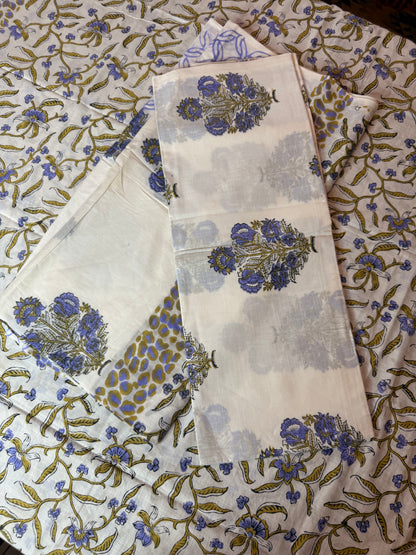 Handblock Cotton Suit Set