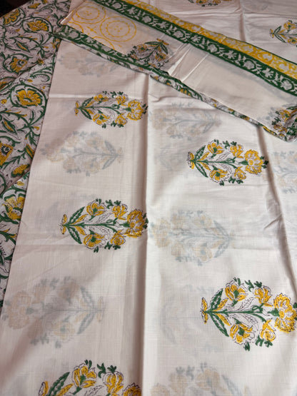 Handblock Cotton Suit Set