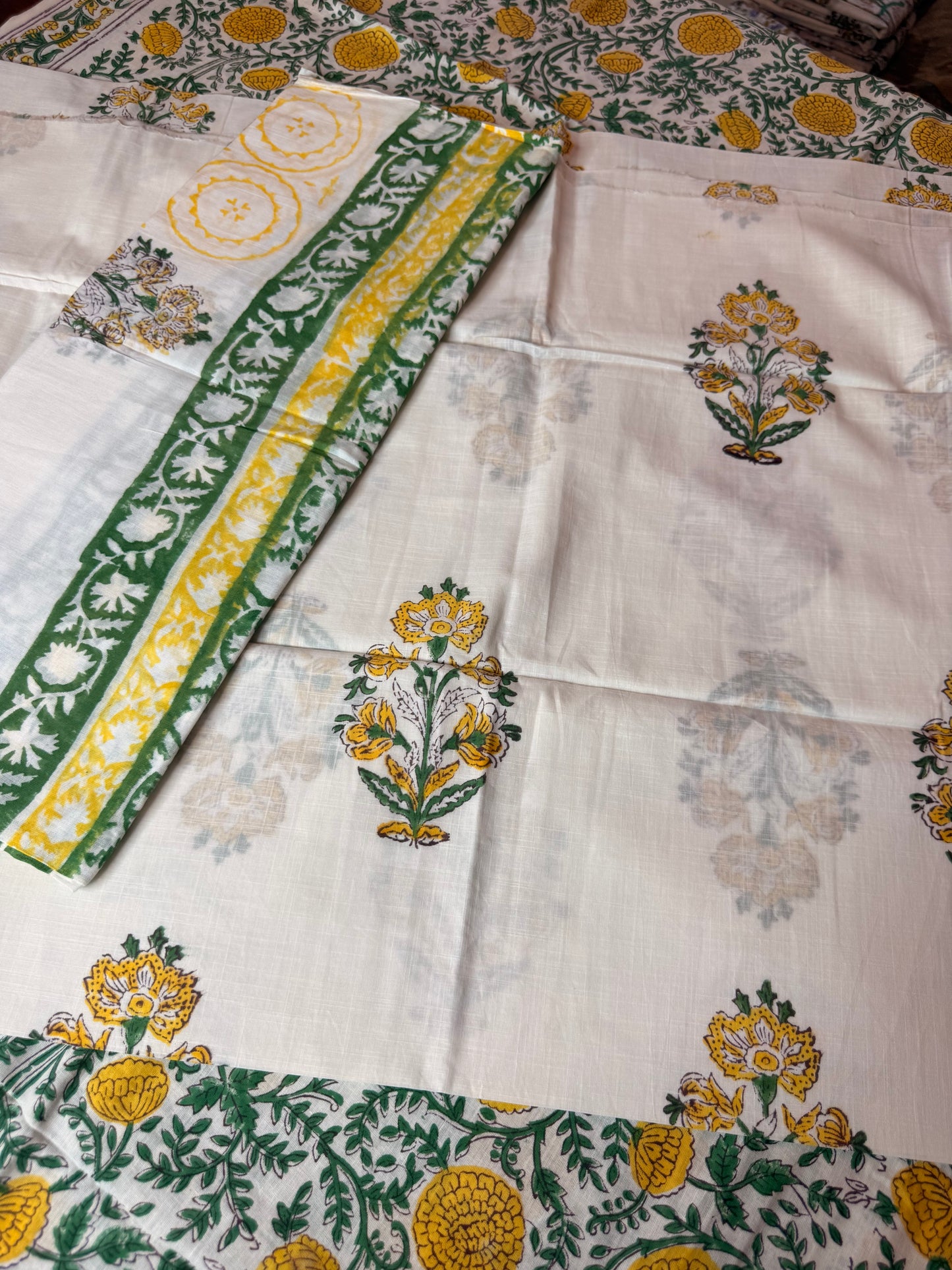 Handblock Cotton Suit Set