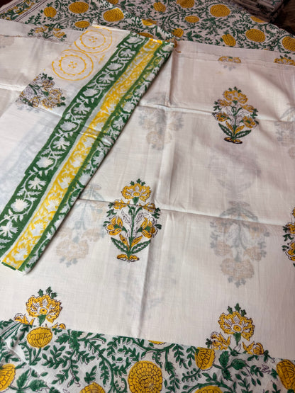 Handblock Cotton Suit Set