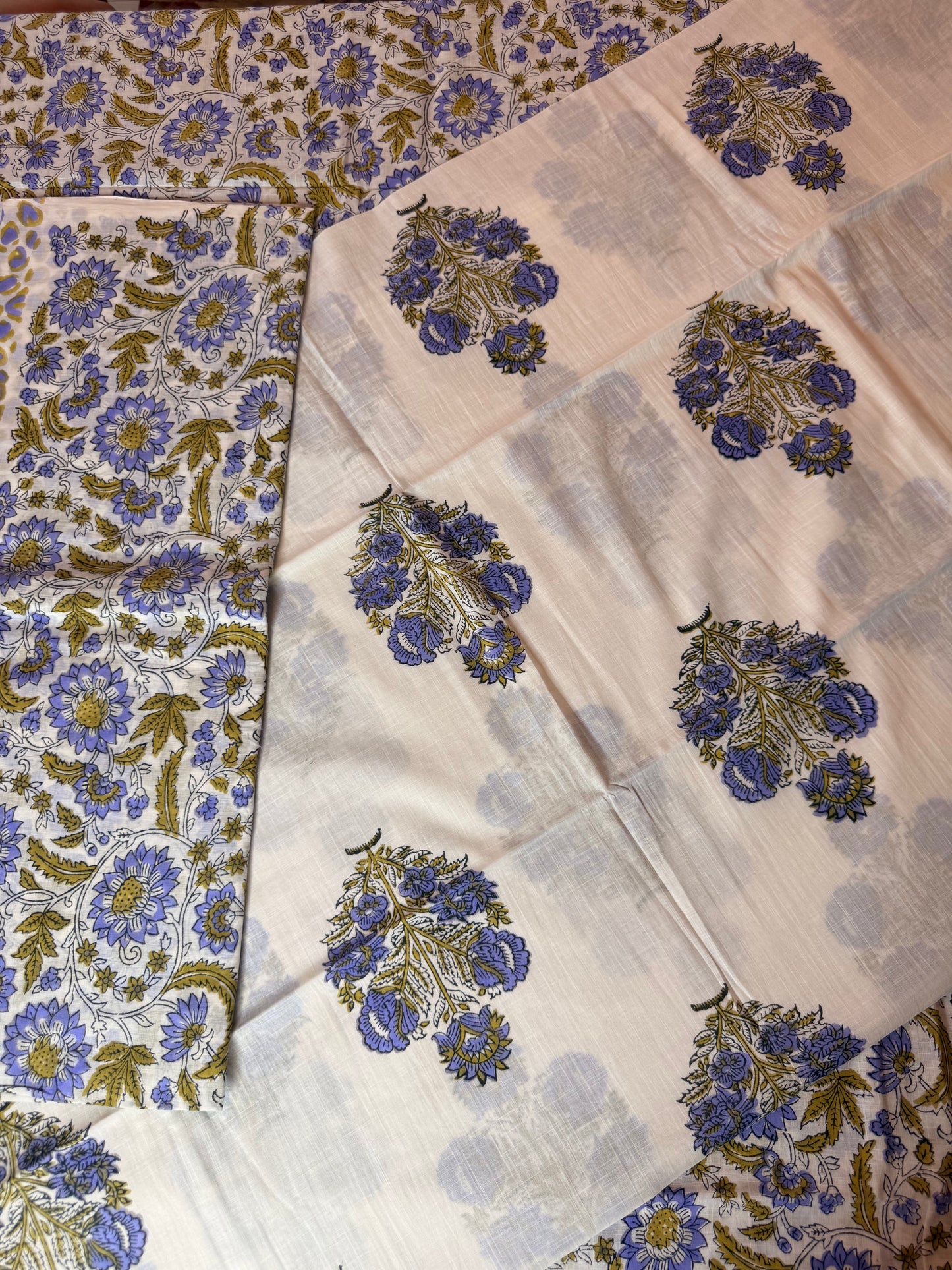 Handblock Cotton Suit Set