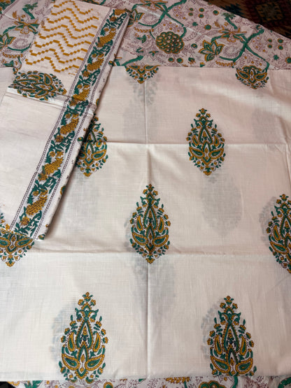 Handblock Cotton Suit Set