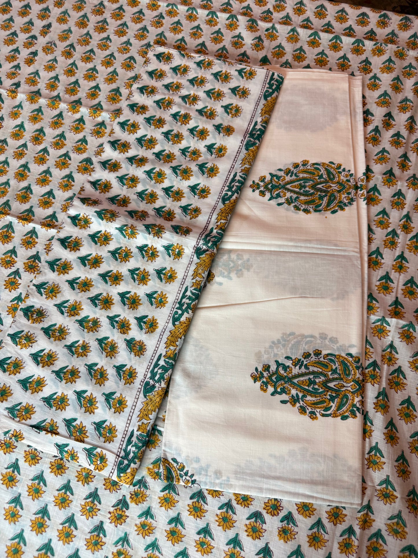Handblock Cotton Suit Set
