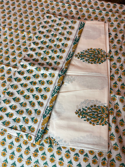 Handblock Cotton Suit Set