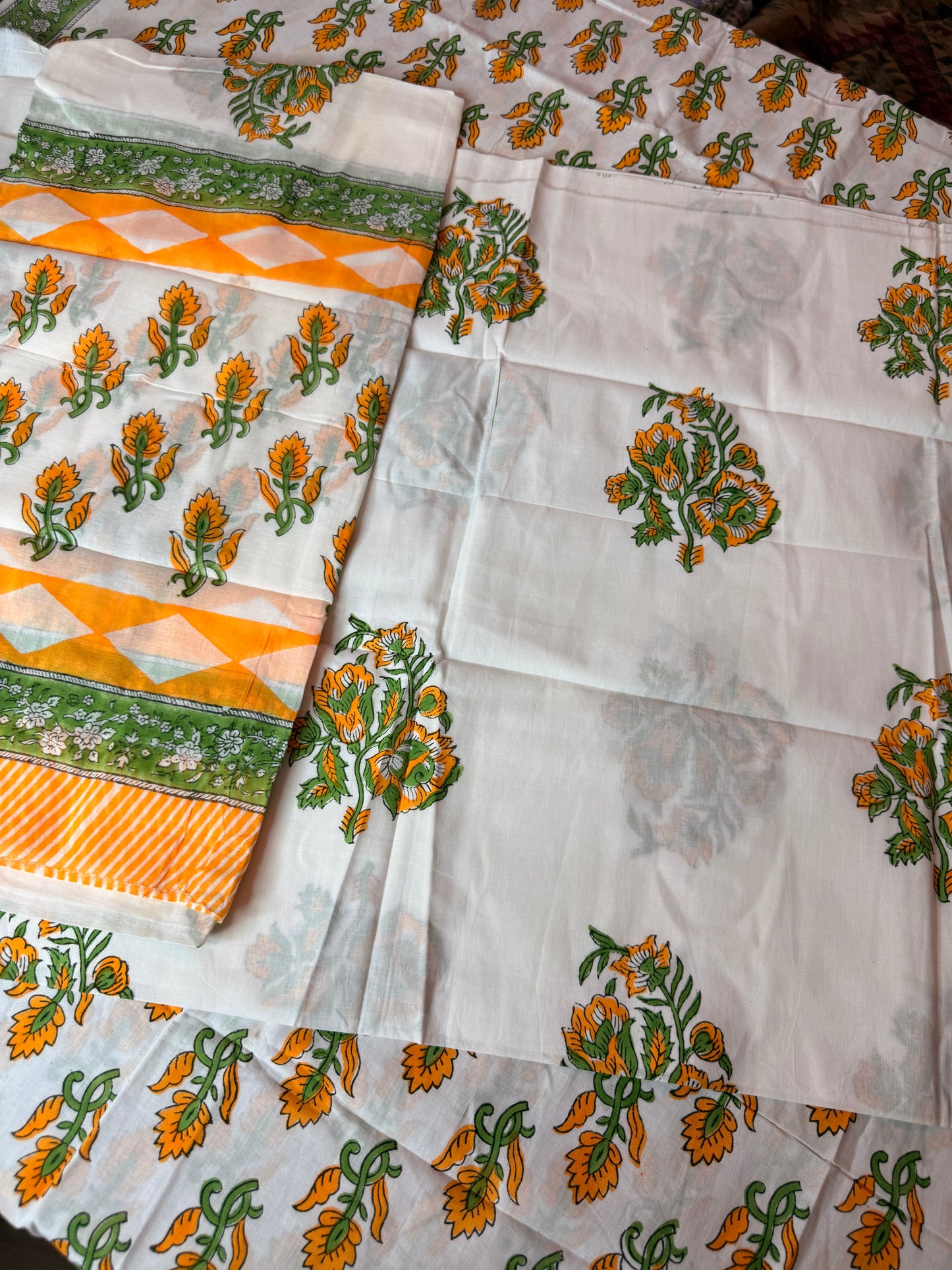 Handblock Cotton Suit Set