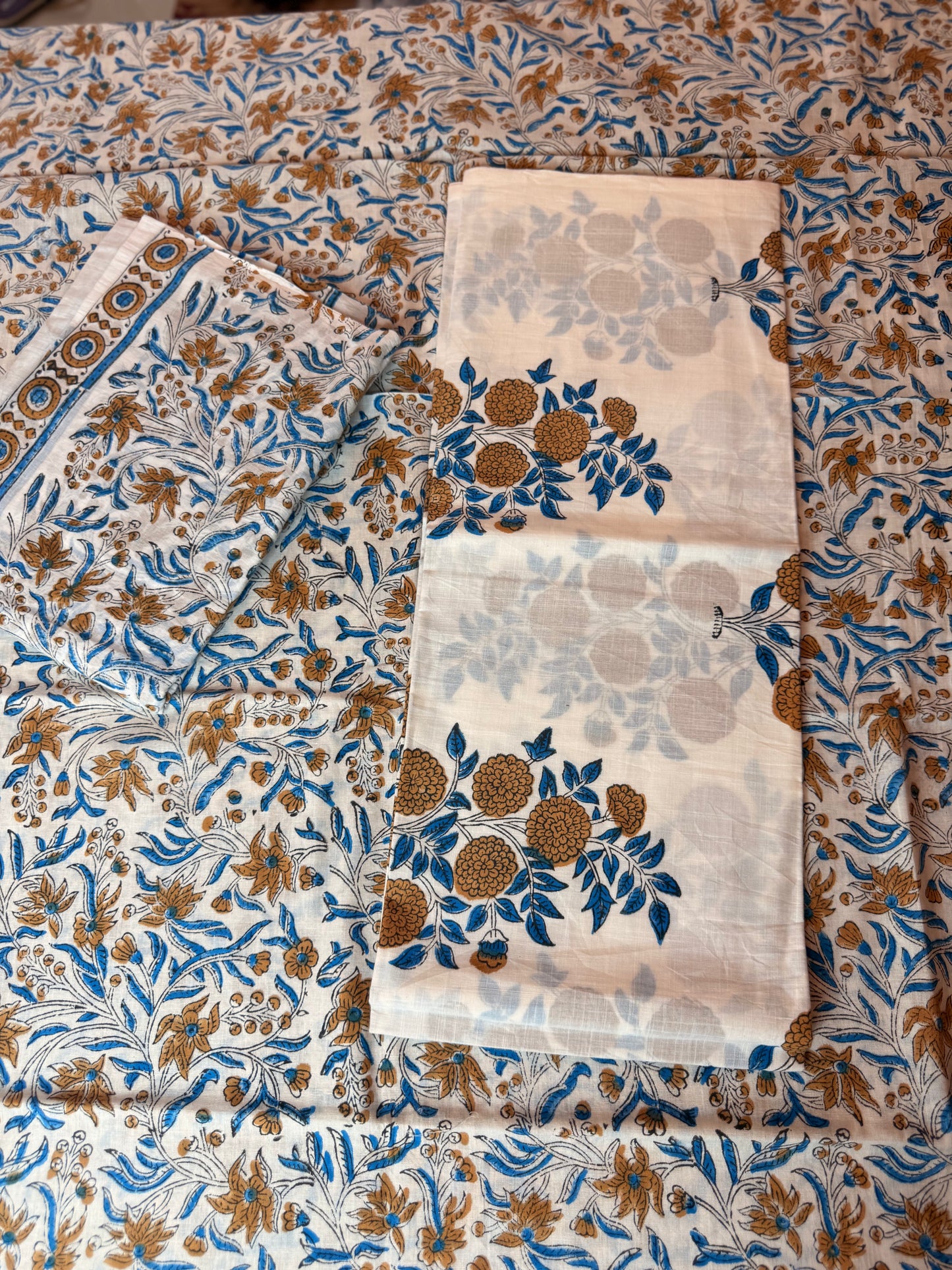 Handblock Cotton Suit Set
