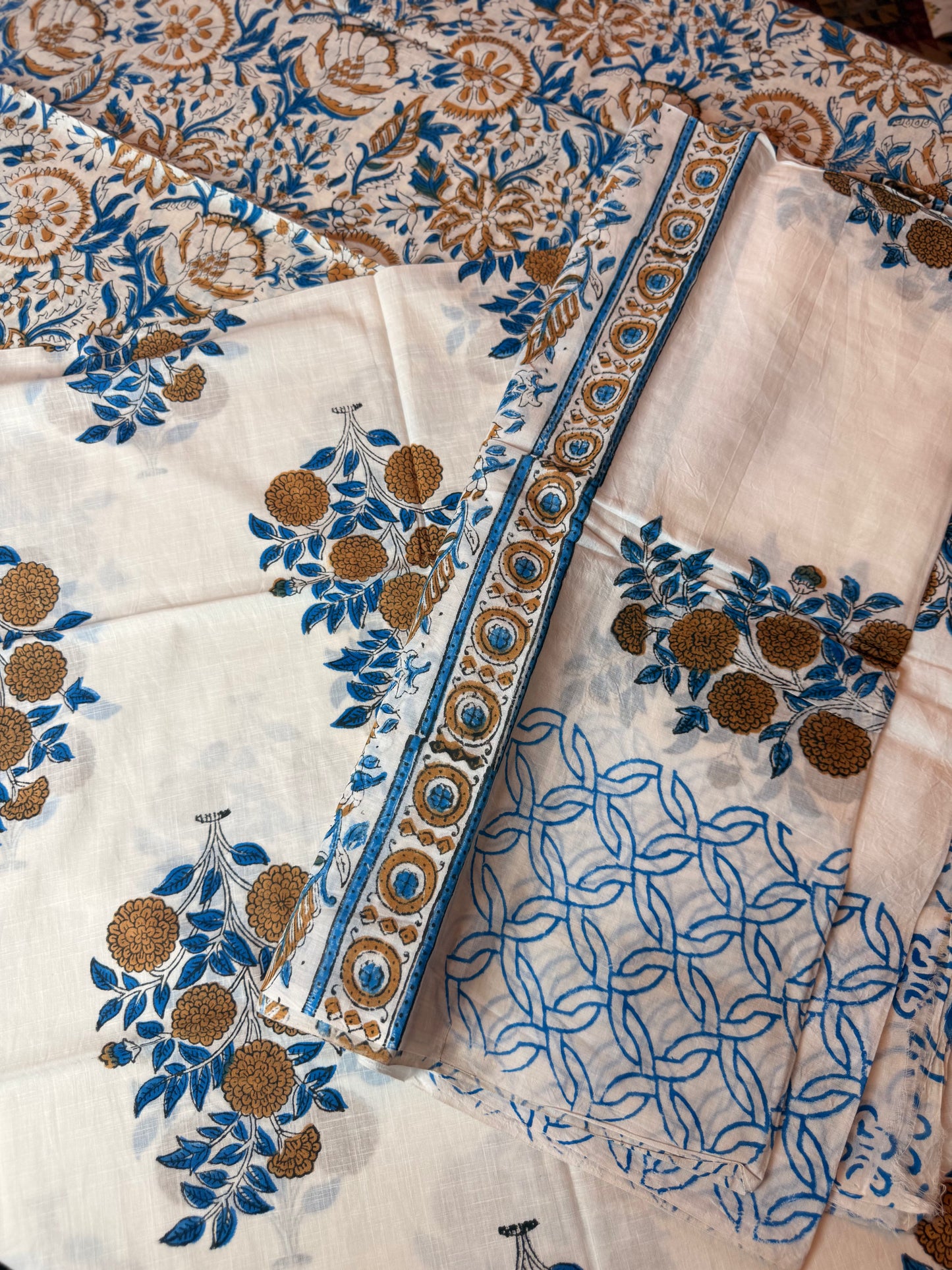 Handblock Cotton Suit Set