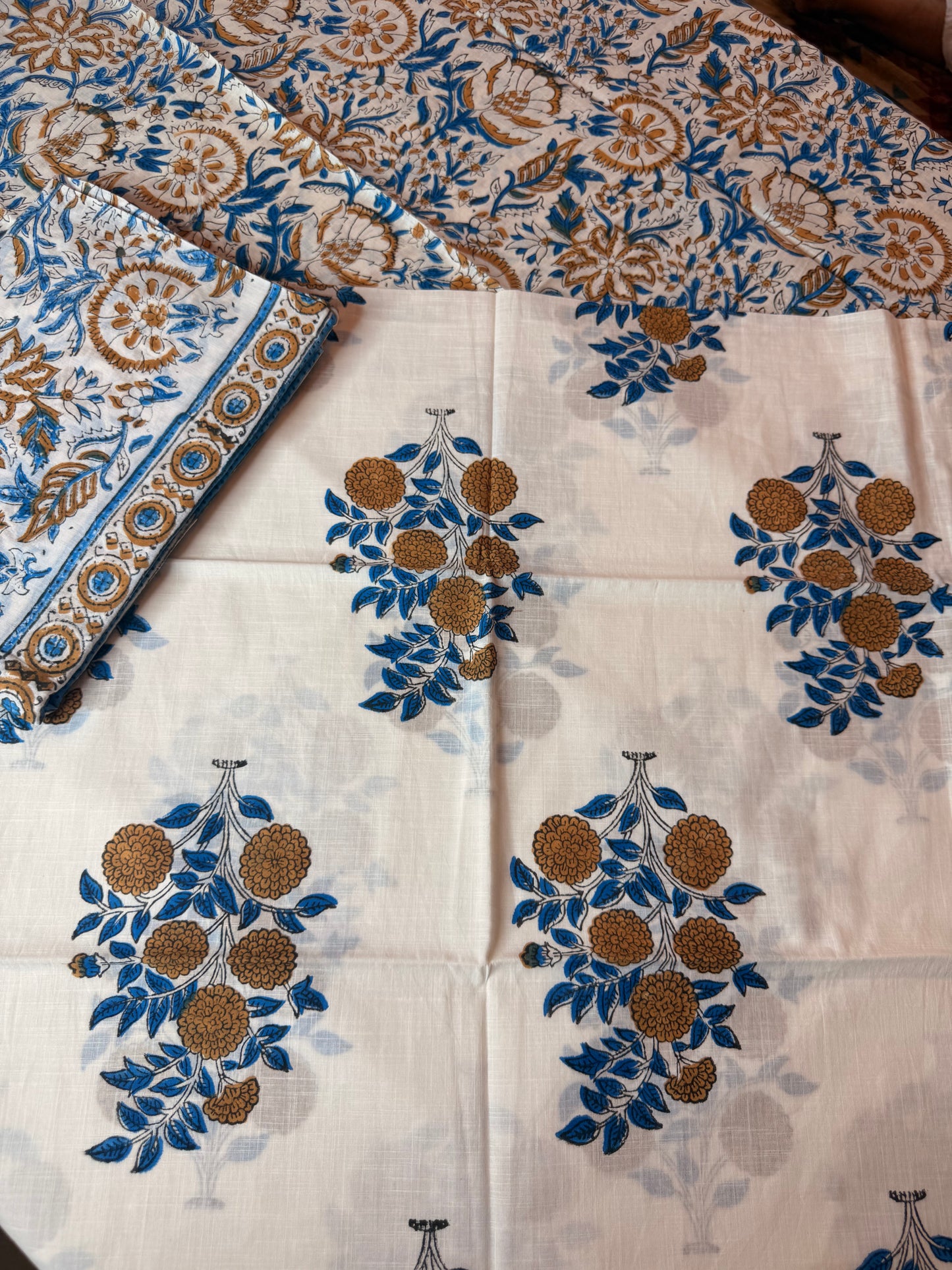 Handblock Cotton Suit Set