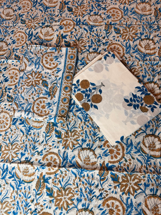 Handblock Cotton Suit Set