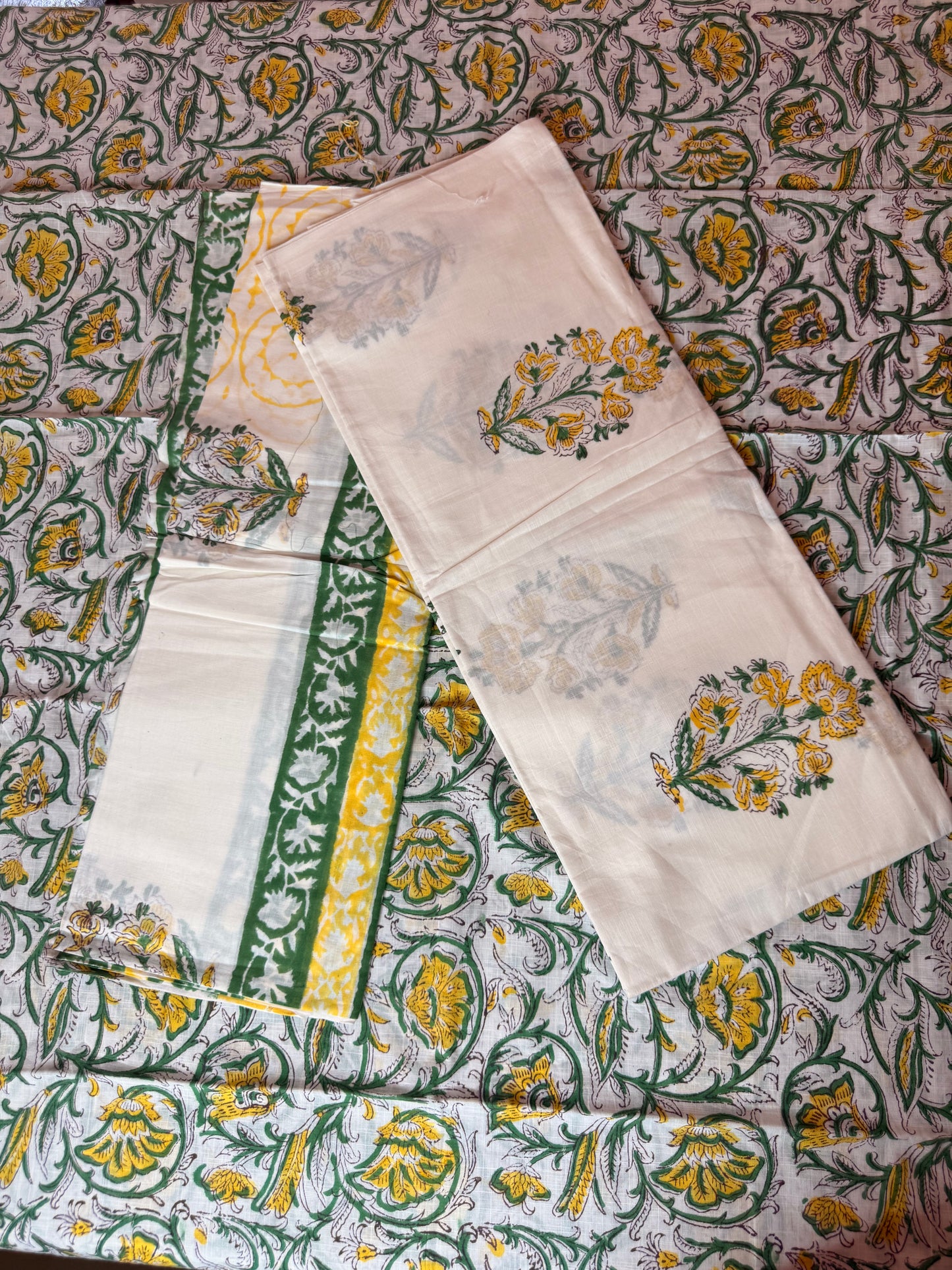 Handblock Cotton Suit Set