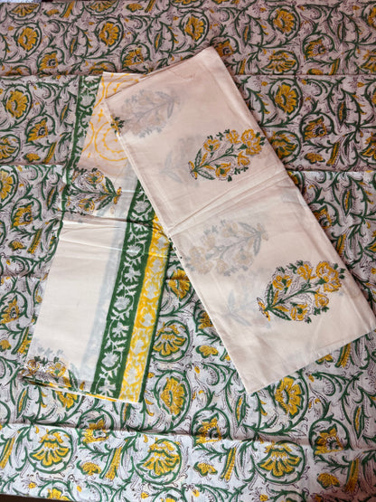 Handblock Cotton Suit Set
