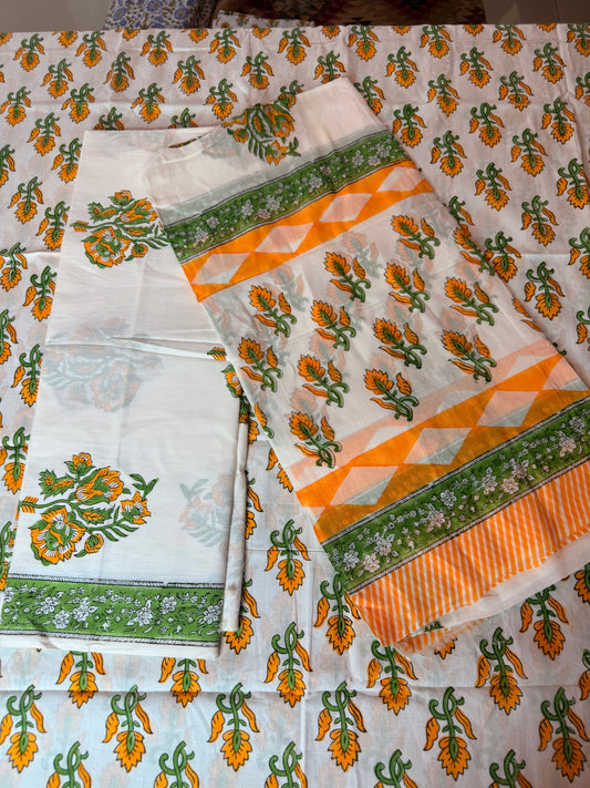 Handblock Cotton Suit Set