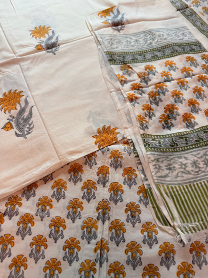 Handblock Cotton Suit Set