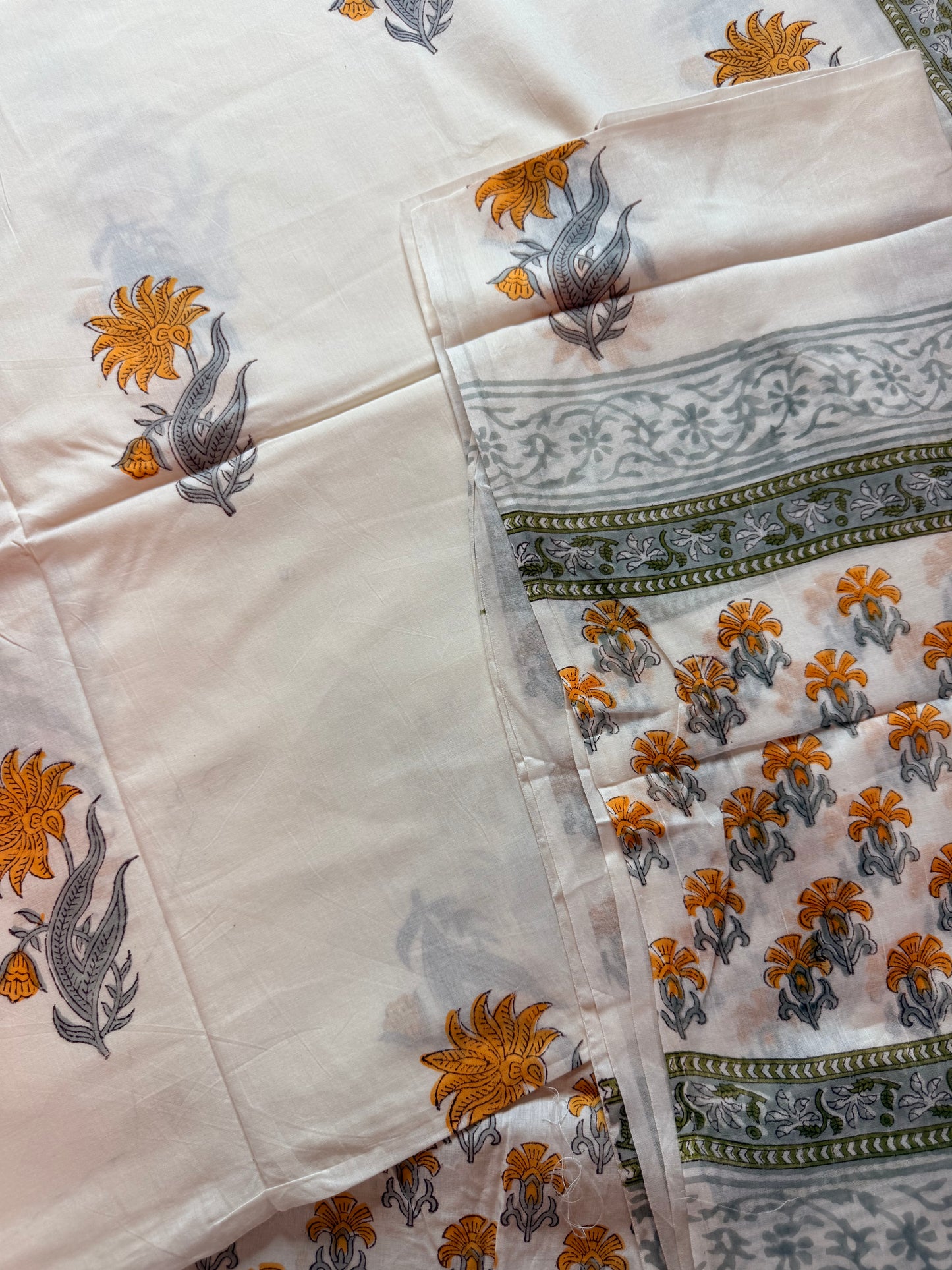 Handblock Cotton Suit Set