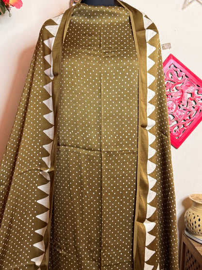 Modal Silk Polka Dot Full Suit Set