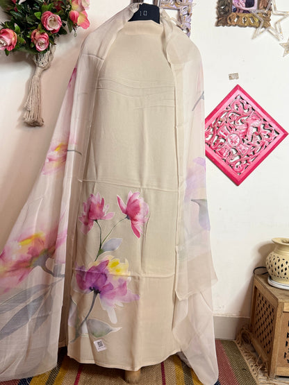 Georgette Patch Work Full Suit